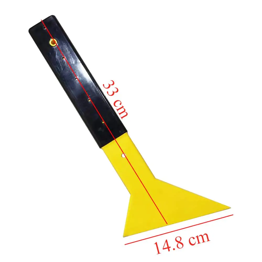 Long Handle Scraper Automobile Rubber Handle Window Film Tint Tools Yellow Slim Foot Squeegee Car Home Tint B23