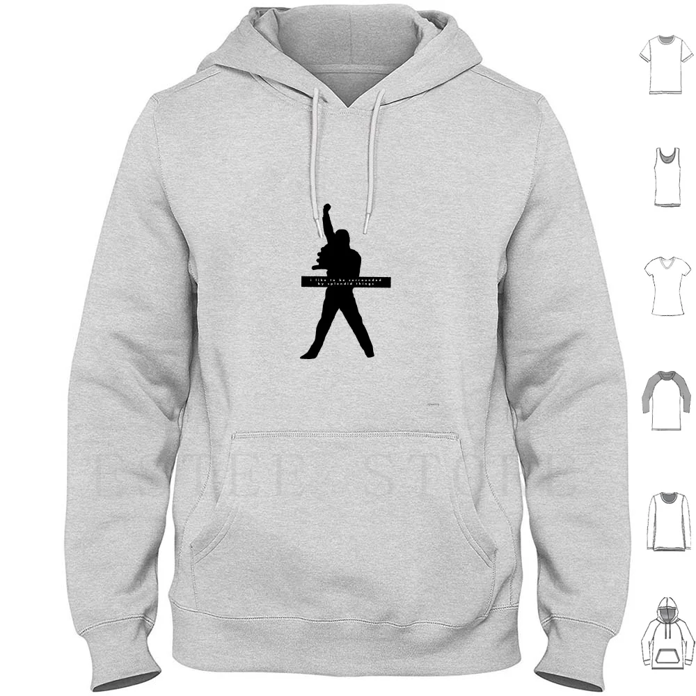 Quote-- Queen Hoodies Long Sleeve Freddie Bohemian Rhapsody Movies Queen