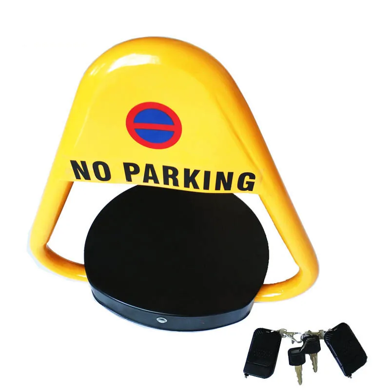 Automatic remote control triangle parking barrier lock for car VIP parking space