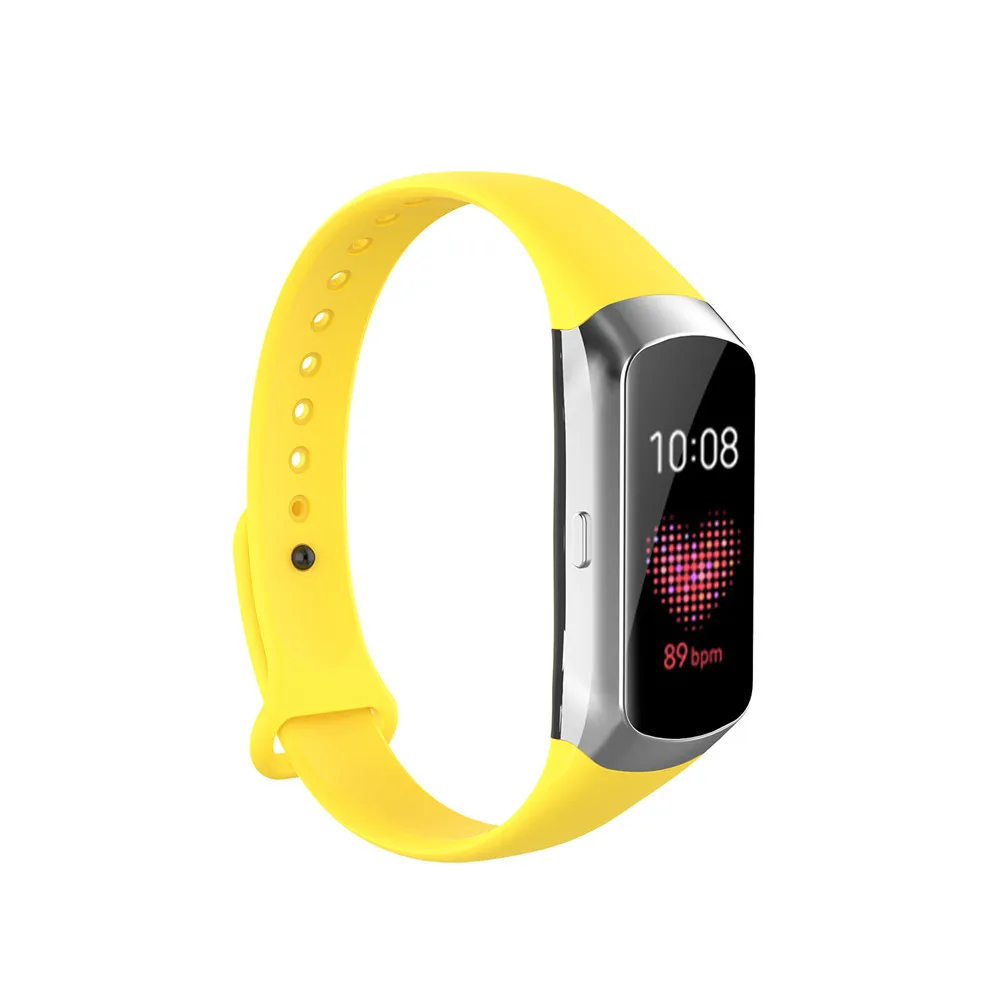 Soft Silicone Sport Watch Straps Wrist Band Strap For Samsung Galaxy Fit SM-R370 SM R370 Smart Bracelet Watch Strap Accessories