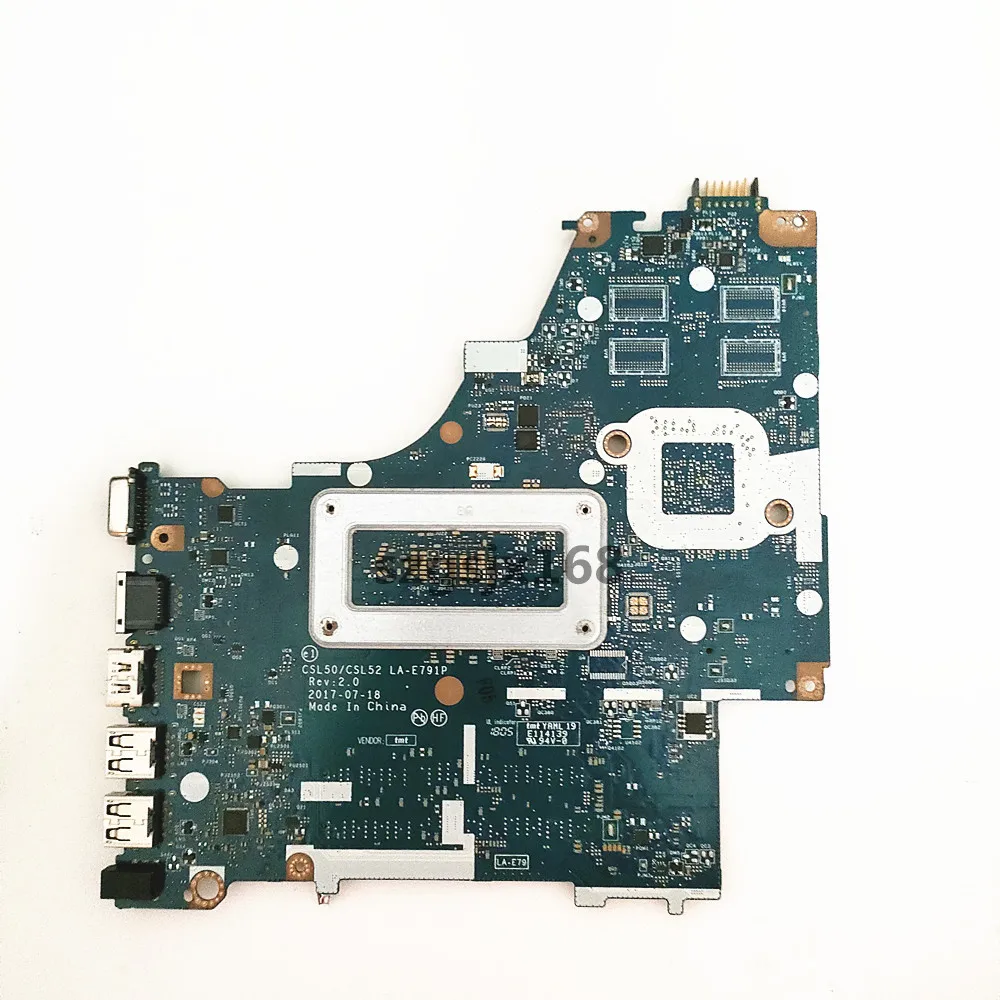 FOR  HP Pavilion 250 G6 Laptop motherboard CSL50 / CSL52 LA-E791P With SR2UW I3-6006U CPU 926249-601 926249-001DDR4 100% test OK