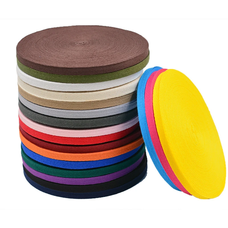 5 yards/Lot 10mm/20mm 100% Baumwolle Band Hserring Knochen Handgemachte Band Hochzeit Weihnachten Dekoration DIY nähen Stoff Handwerk – Detail 3