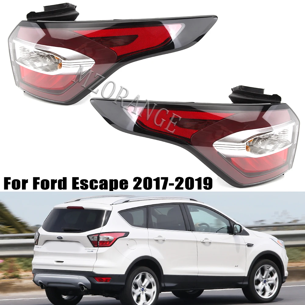 Tail Light For Ford Escape 2017 2018 2019 US Version Rear Driving Turn Signal Warning Reflector Brake Lamp Car Accessories