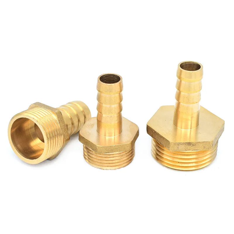 Brass Pipe Fitting 4mm 6mm 8mm 10mm 12mm 19mm Hose Barb Tail 1/8