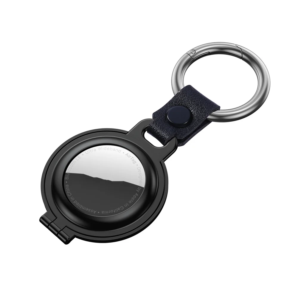 الكمال نمط المضادة للخدش مكافحة خسر غطاء معدني واقية كم قذيفة حامي ل Airtag المقتفي اكسسوارات