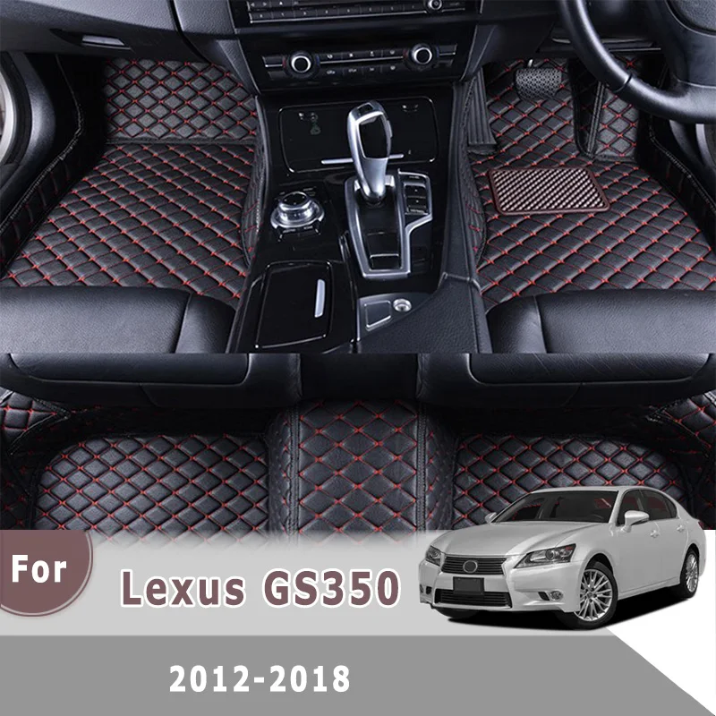 

RHD Car Floor Mat For Lexus GS350 2018 2017 2016 2015 2014 2013 2012 Carpets Auto Interior Accessories Automobiles Custom Pedals