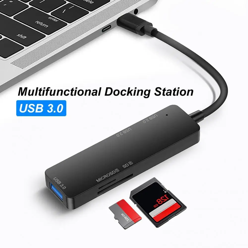 Concentrador de Cable USB 3,0, concentrador de Cable divisor de puerto de expansión multifuncional, de alta calidad, TF/SD, tarjeta