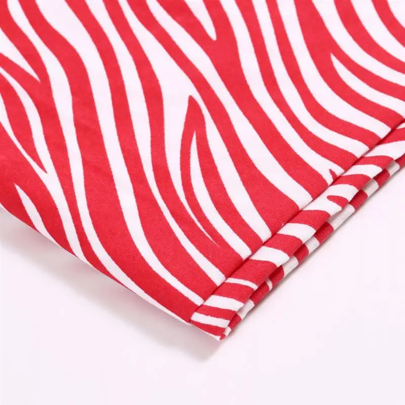 50*150CM Zebra pattern dyed polyester fabric printed fabric for Headwear shoes hats toys tablecloth crafts DIY Handmade