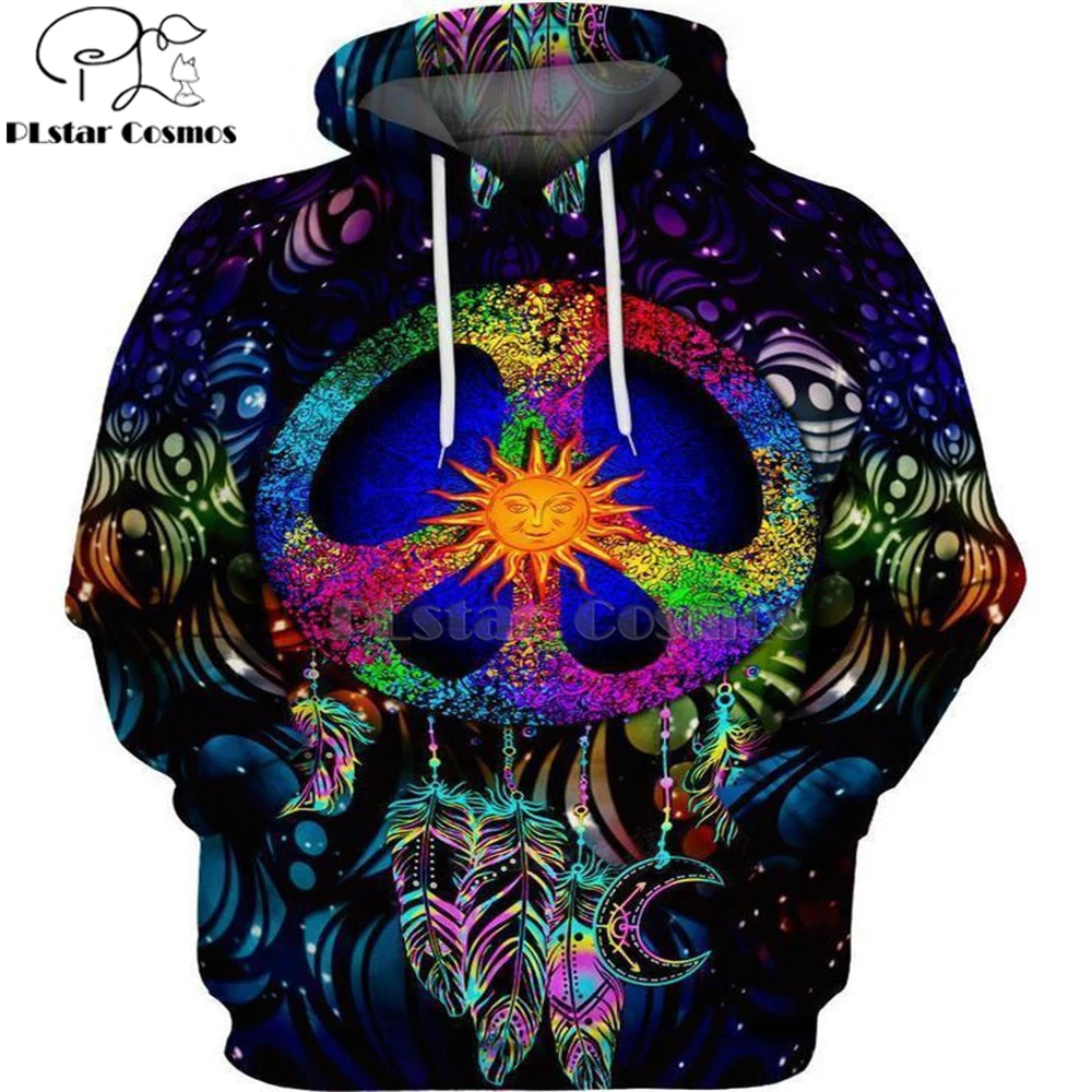 hemp Weeds royal Hippie Mandala Trippy Abstract Psychedelic 3d hoodies/Sweatshirt Winter Autumn Long sleeve streetwear-2