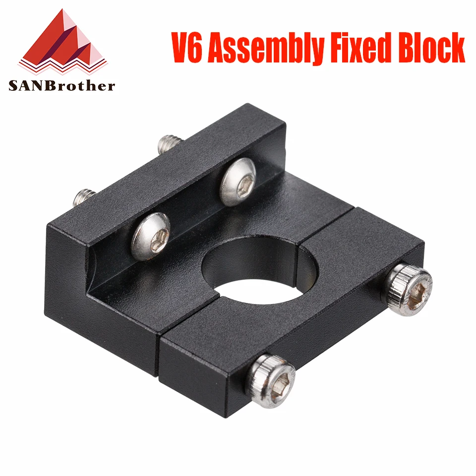 V6 to CR10 J-head Hotend Aluminium Bracket E3d V6 volcano Print Head Mounting Fixed Block for Ender-3 CR-10 Series Printer Parts