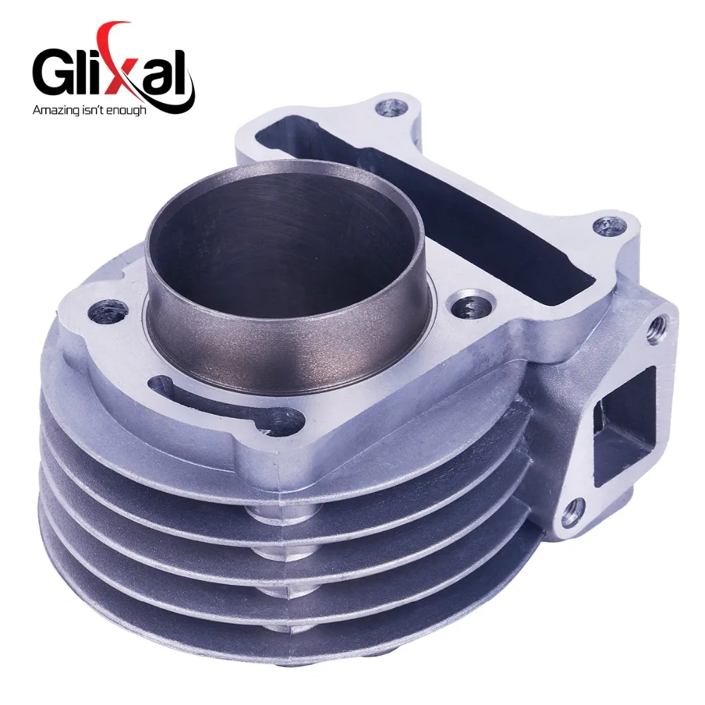 Glixal GY6 100cc Chinese Scooter Engine 50mm Big Bore Cylinder kit with Piston Kit for 4T 139QMB 139QMA JONWAY ZNEN Roketa Moped