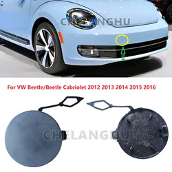 Fit For VW Beetle / Cabriolet 2012 2013 2014 2015 2016 Front Bumper Tow Eye Hitch Cover Cap Primed