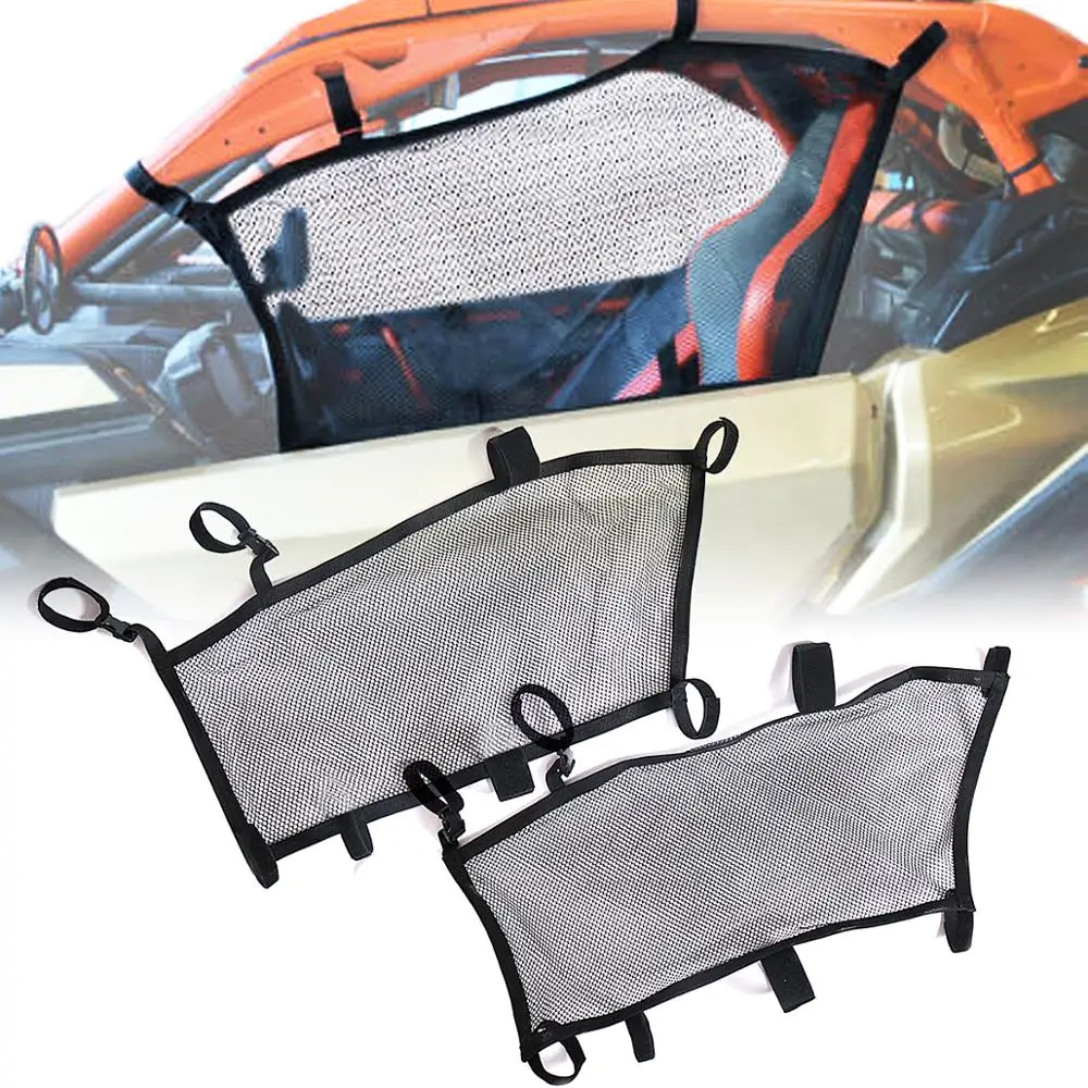 3PCS Black Windscreen Mesh Kits Fit For Can-Am Maverick X3 Max R 2017-2020 Model