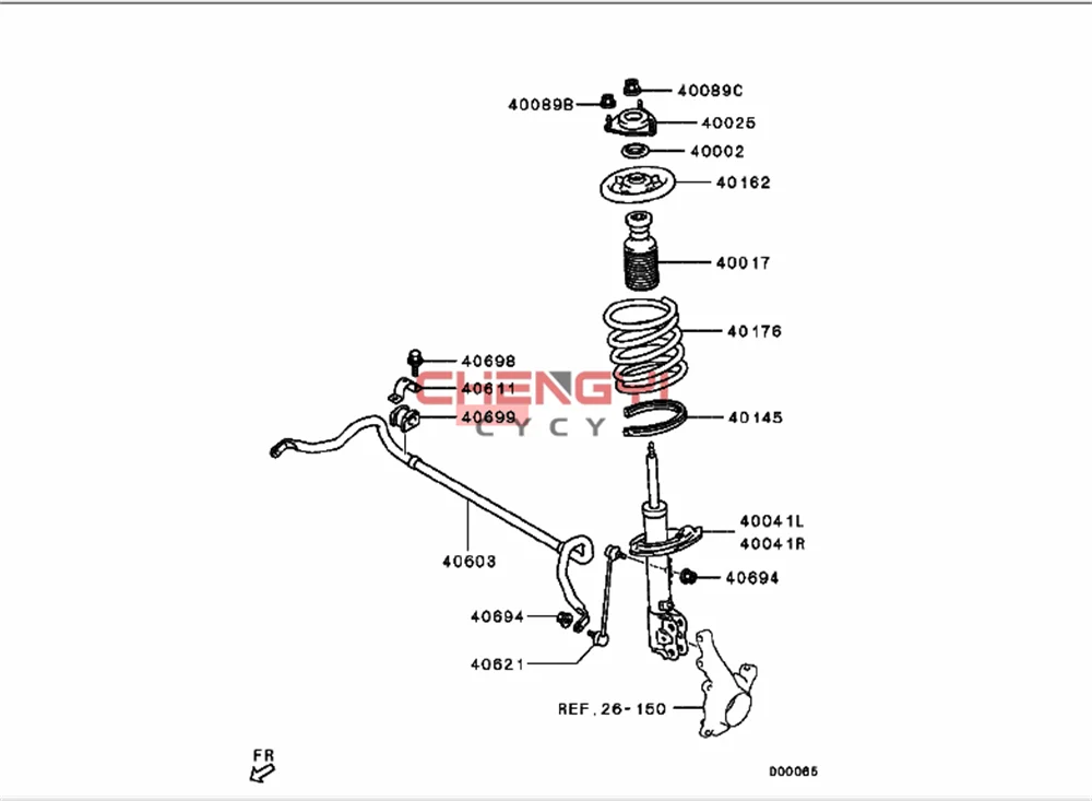 Подвеска стабилизатор втулка резиновые наборы для Mitsubishi Outlander CW5W GF8W GA2W ASX 2006-2016 Передняя 4056A079 задняя 4156A028