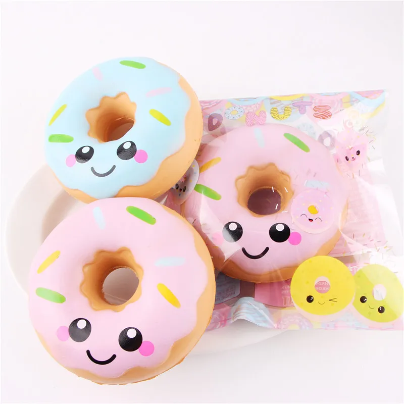 

Hot Selling Donuts Squeeze Toys 10cm Lovely Doughnut Cream Scented Squishy Slow Rising Squeeze Toys Collection Sweet Smelling