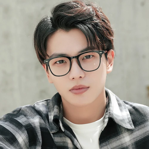 Imagen 2 del producto Gafas para miopía con acabado cuadrado, gafas para miopía para hombres y mujeres, gafas antiluz azul con dioptrías menos-1,0-1,5-2,5-6,0