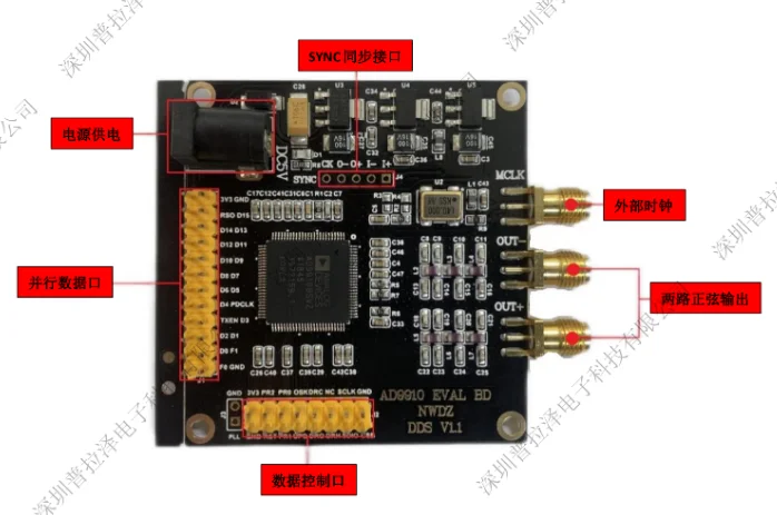 

Ad9910 1g Sampling DDS 420mz Signal Generator Phase Amplitude Programmable Ultra-high Flatness