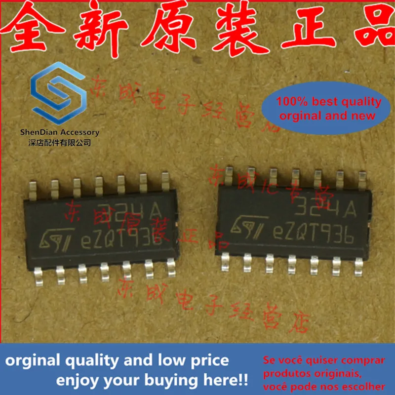 20Pcs Alleen Orginal Nieuwe LM324ADT 324A St Smd SOP14