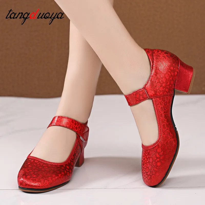 ballroom dancing shoes for women jazz tango salsa latin dance shoes woman low heels women dance shoes close toe