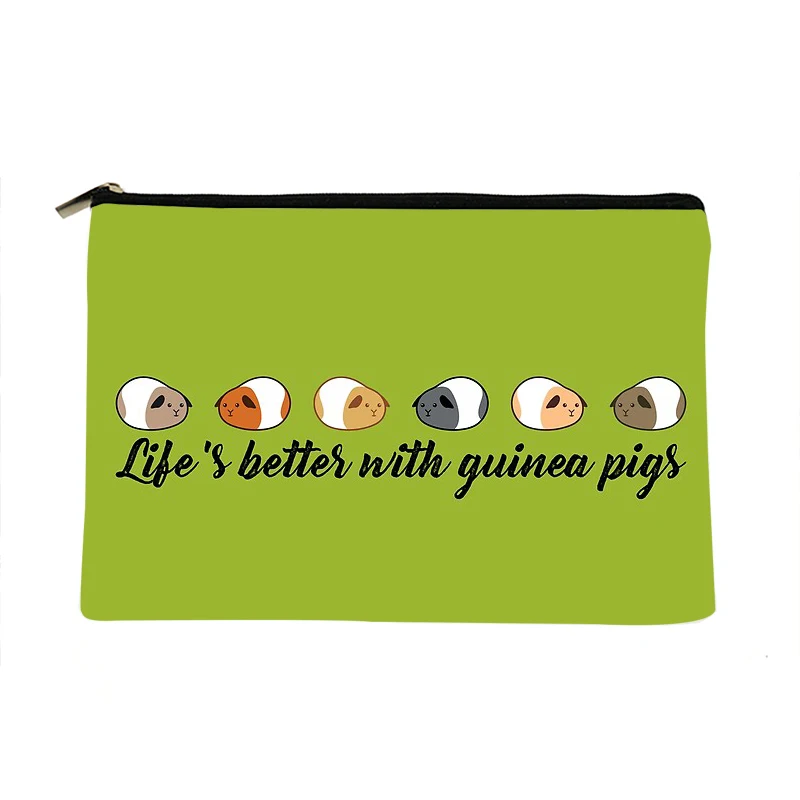 Women better guinea pigs Printed Make up bag Fashion Women Cosmetics Organizer Bag for Travel Colorful Storage Bag for Lady Bag