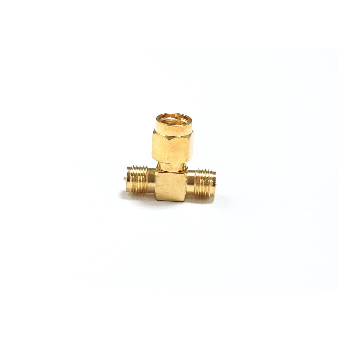 

1pc RF SMA Adapter Splitter RP-SMA Male To 2 RP-SMA Female Adapter 3 Way Wholesale Fast Shipping