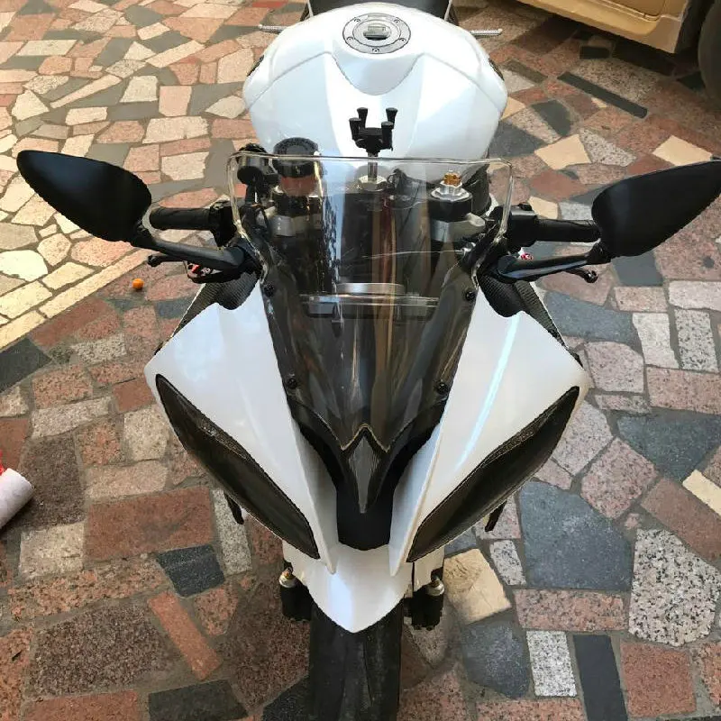Windscreen For 2008 2009 - 2012 2013 2014 2015 2016 Yamaha YZF-R6 YZF 600 R6  Wind Screen Deflectors Windshield Smoke Iridium