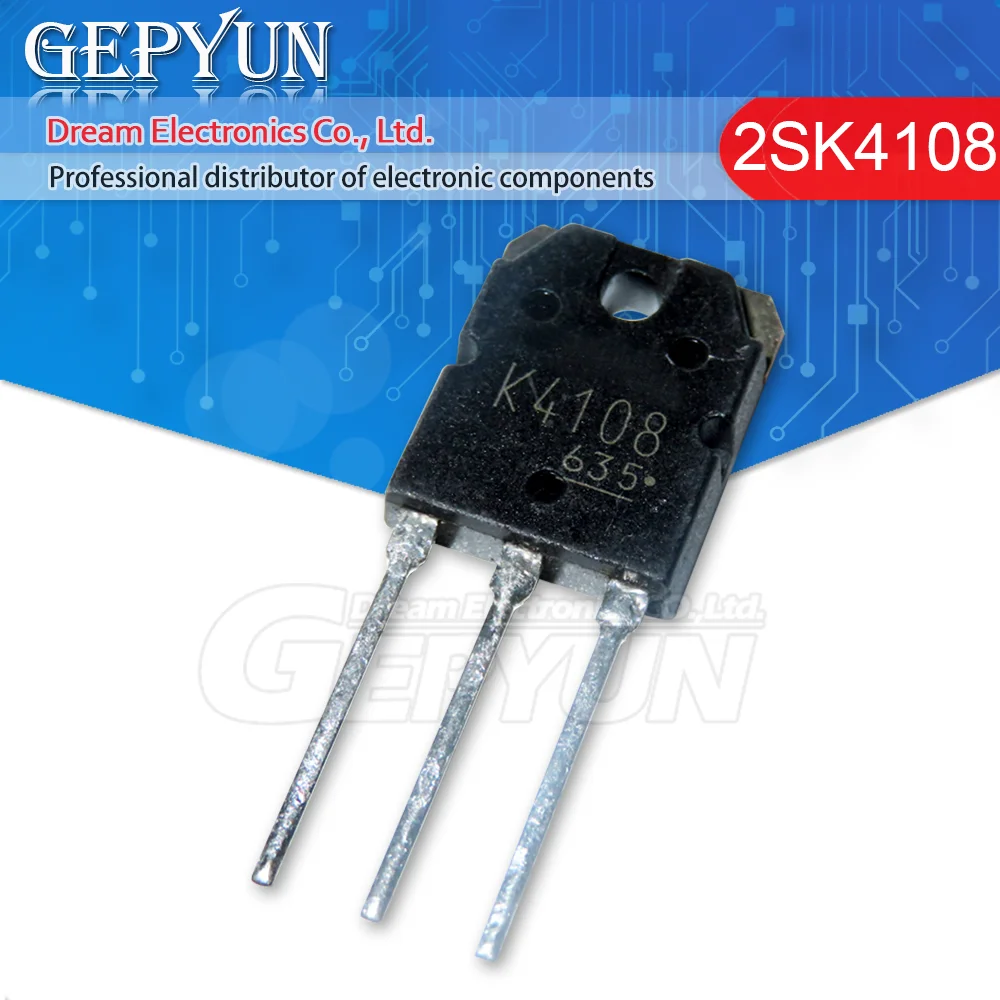 5PCS 2SK4108 TO-3P 20A 500V In Stock