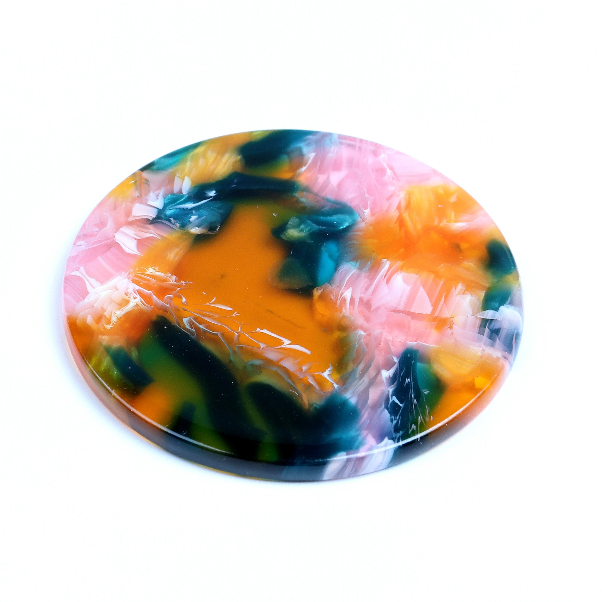Tortoise Shell Beads,Acetate Acrylic Earring Charms,Circle Coin Shaped Pendants,Jewelry findings,Earrings Parts,37MM ACE233