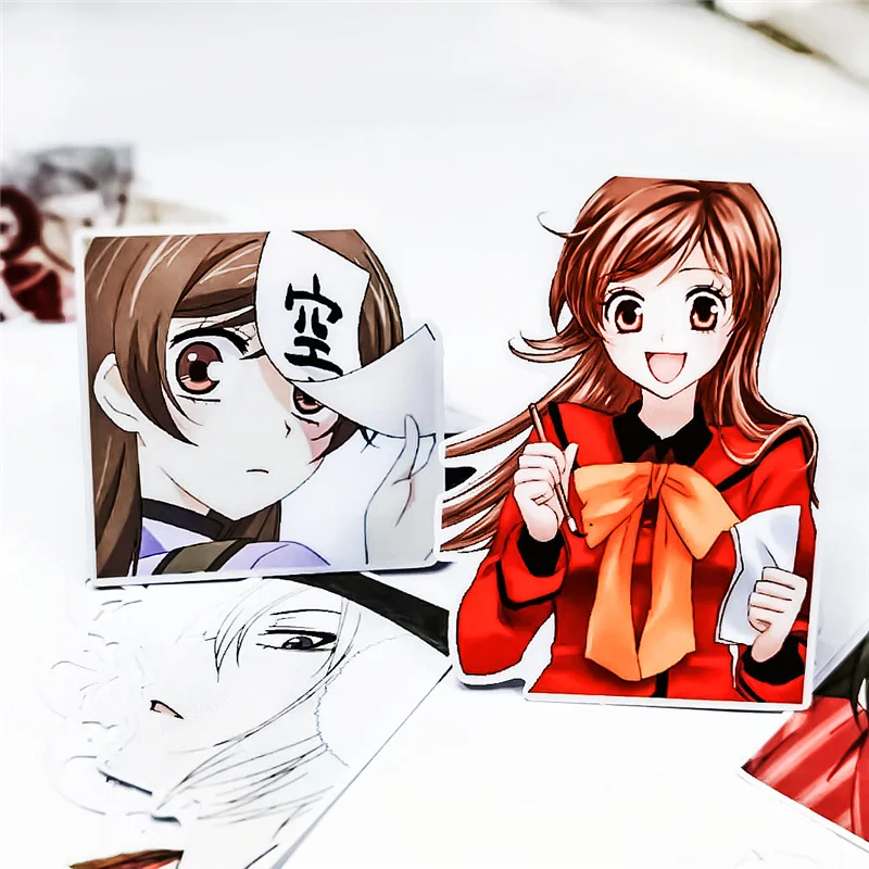 Pegatina de personajes de Anime japoneses, álbum de recortes artesanal, planificador diario, pegatinas decorativas, 54 unids/lote por bolsa