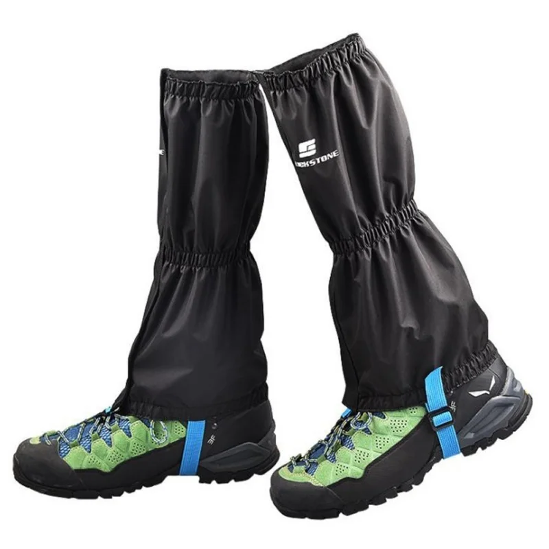 1 Pair Waterproof Outdoor Hiking Walking Climbing Hunting Snow Legging Gaiters Ski Gaiters For Men And Women New Style