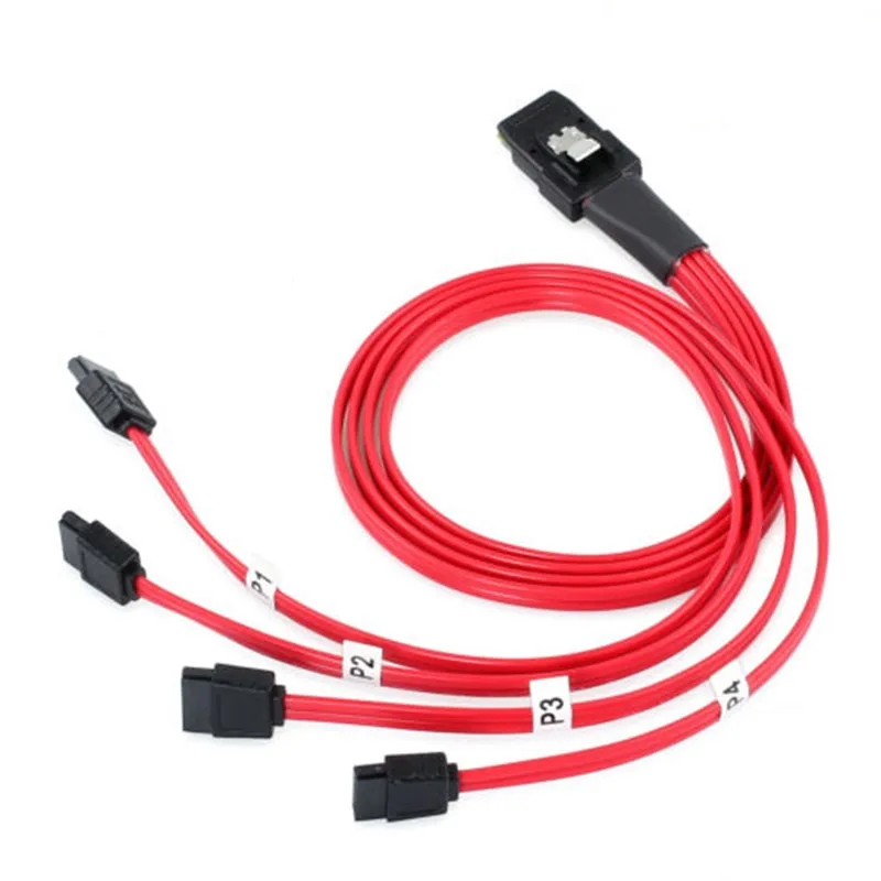 sas sata cable Mini SAS 36P SFF-8087 host to 7pin SATA 6GB HD Splitter Breakout Cable target Hard Disk Data Cable