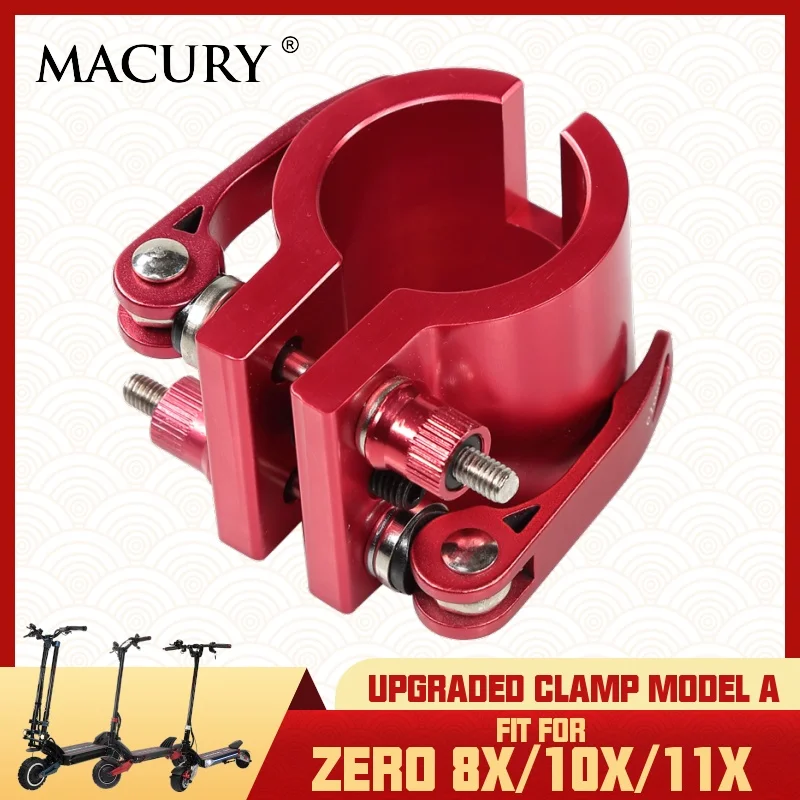 Original Upgraded Folding Clamp for ZERO 8X 10X 11X SPEEDUAL Dualtron DT3 Thunder Electric Scooter Rugged Lock of Vertical Stem