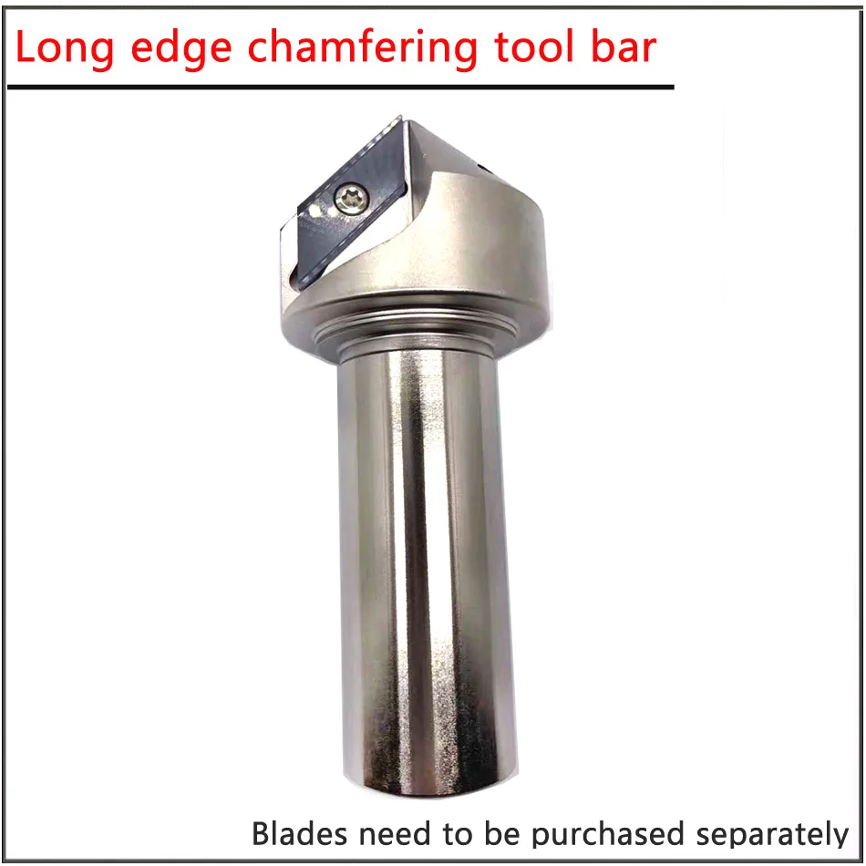 Imagem -03 - Cnc Long Edge Chamfering Tool Bar Faca de Chanfro Multifuncional Cortador de Grande Diâmetro Xcet310404 30 45 60 Graus