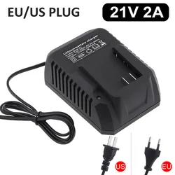 21V Lithium Battery Charger 2A Portable High Power Smart Fast Li-ion Battery Charger for Electric Screwdriver Power Tool