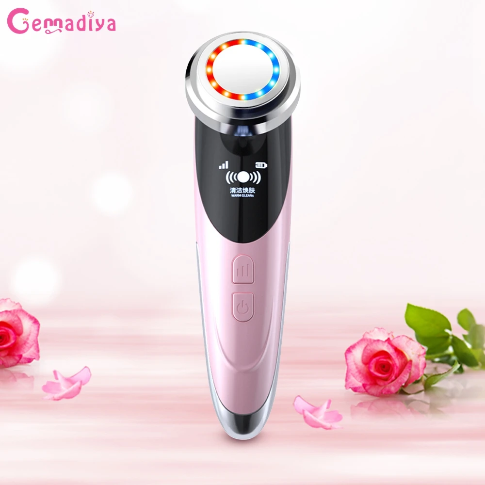 Microcurrent Face Lift Machine Multifunction Beauty Device Skin Tightening Facial Wrinkle Blackhead Remover Skin Care Tools