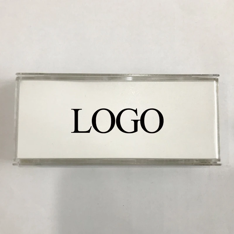 Wholesale Eyelash Packaging Box Transparent Custom Private Logo Fees Extra Shipping Fees