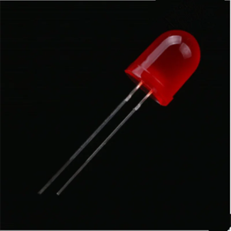 10MM/F10 okrągły głowica prysznicowa LED light-dioda emitująca LED koraliki do lampy białe włosy białe czerwony szmaragd zielony żółty niebieskie podświetlenie długie nogi