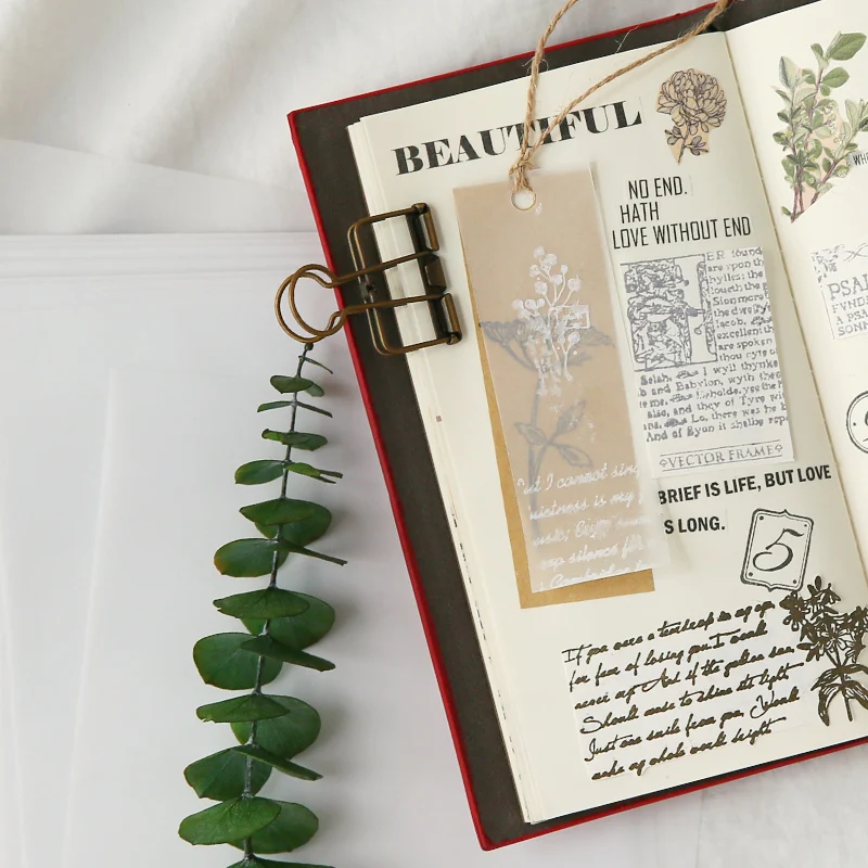 50pcs/pack A5 Translucent Paper Handmade DIY Scrapbooking Semi-transparent Copy Paper Hand Book Collage Material