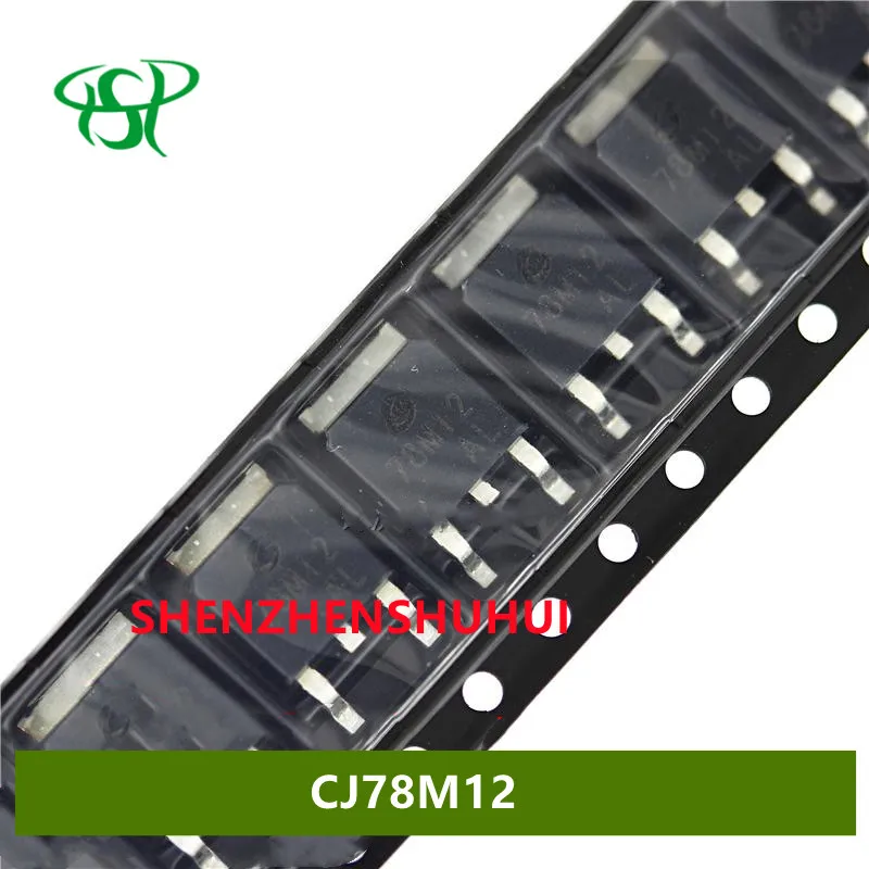 Echte Originele CJ78M12 To-252-2 0.5A / 12V / 1.25W Lineaire Regulator Circuit Chip