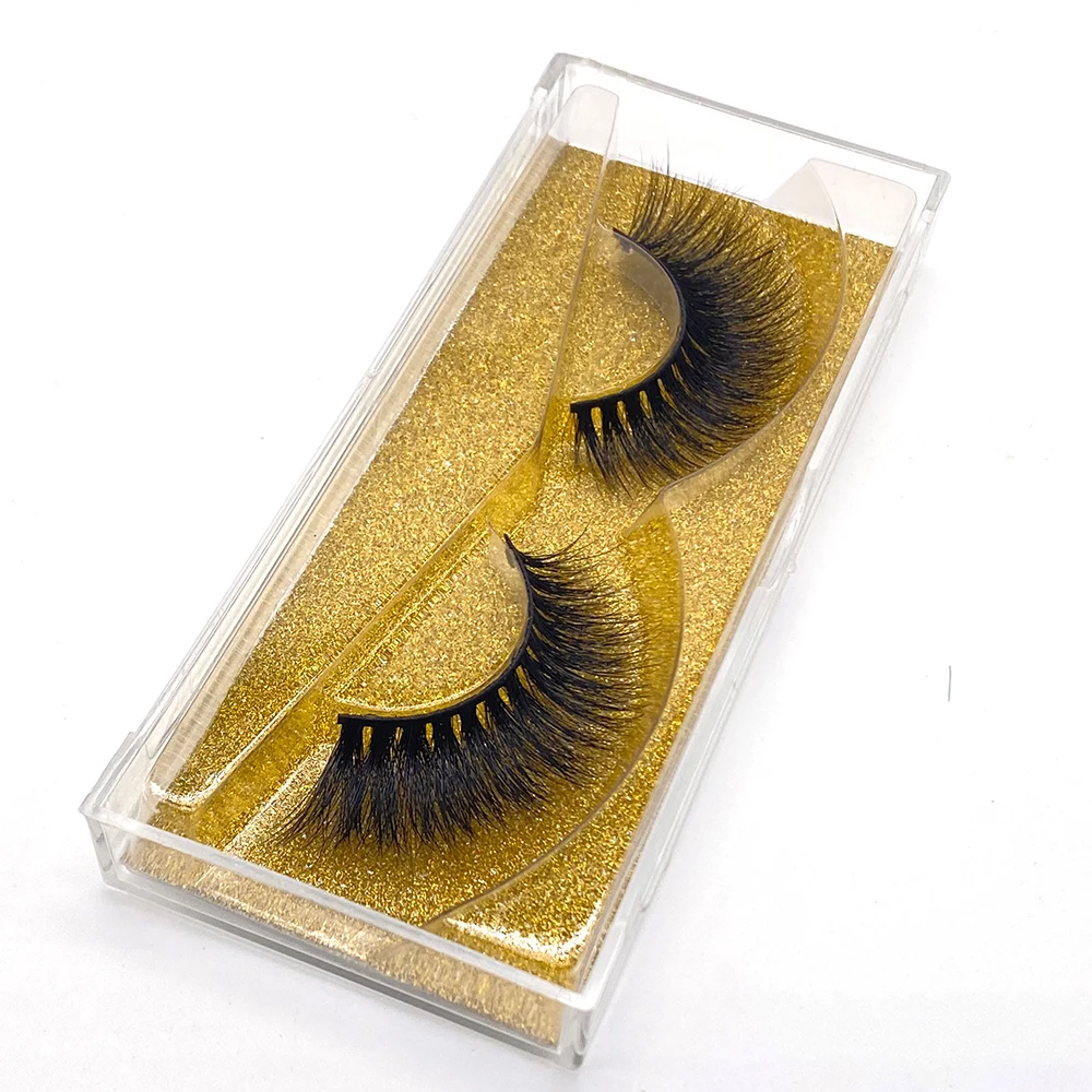 5D Beaver False Mink Eyelashes Natural Long Fluffy Curl Embellish Summer Thin Style Work Daily The Best Gift For Girl