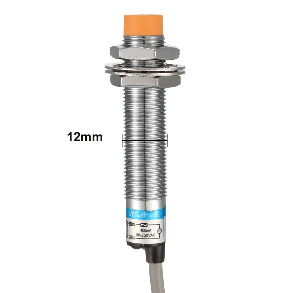 2-wire AC type Inductive Proximity swtich LJ12A3-4-J/EZ/DZ NO NC 12mm Diameter 4mm Detection distance AC90~250V