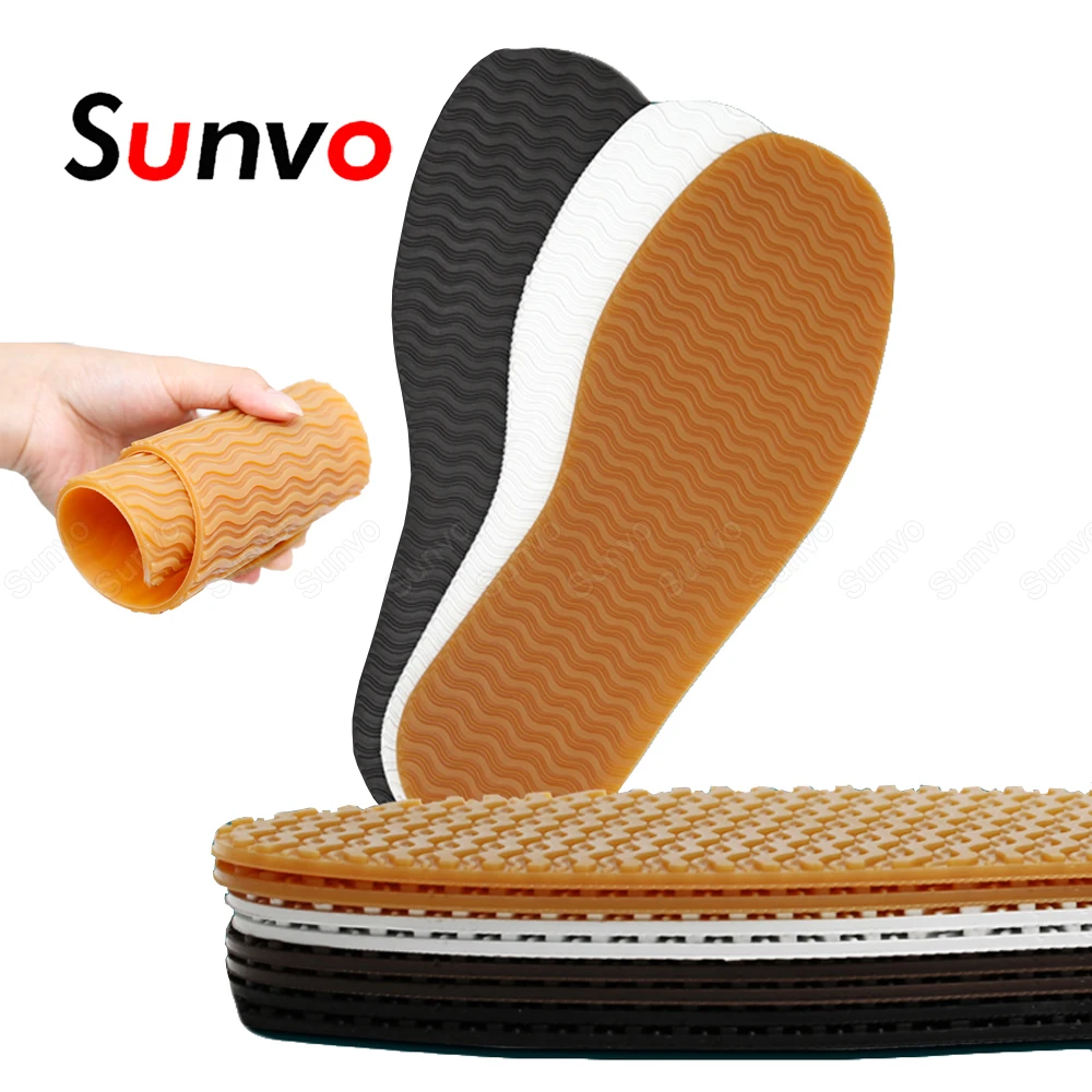 Sunvo Rubber Soles for Making Shoes Replacement Outsole Anti-Slip Shoe Sole Repair Sheet Protector Sneakers High Heels Material