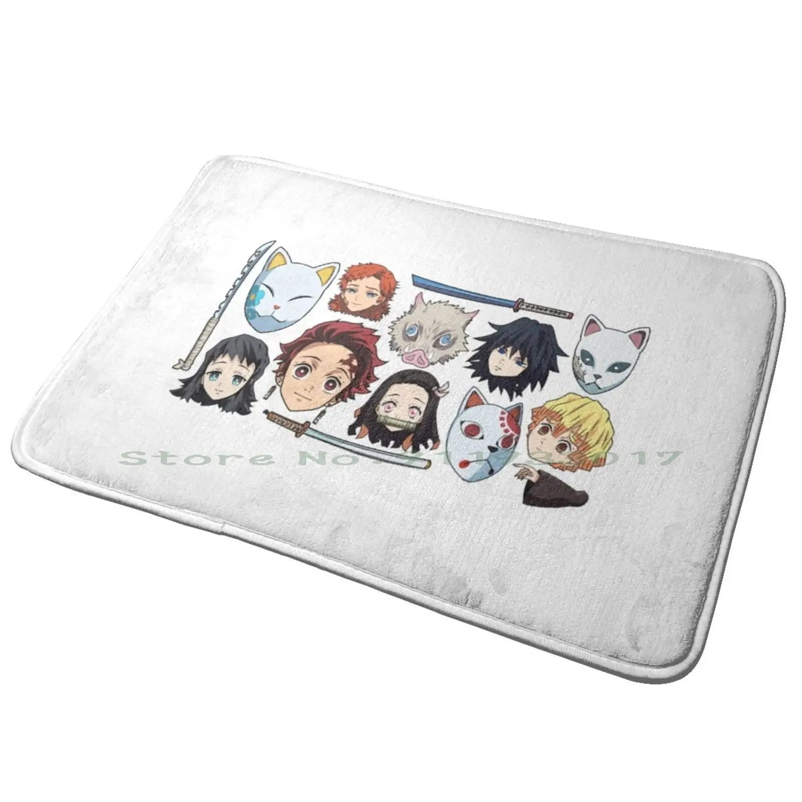 Fox Mask First Class ( Kimetsu No Yaiba ) Entrance Door Mat Bath Mat Rug 1982 Lancia 037 Rallye Evo 2 Corsa Group B Racing Car