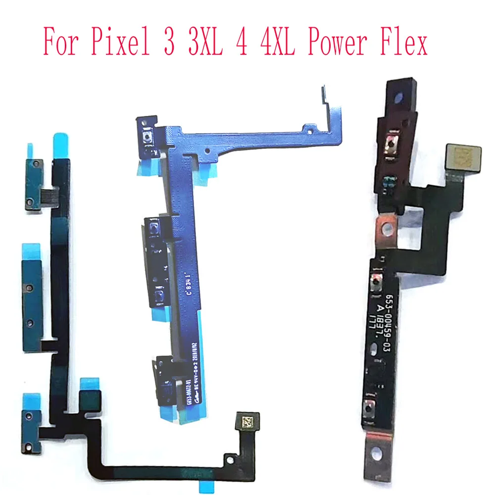 Power and Volume Button flexible side button cable on and off for HTC Google pixel 3 3XL 4 4XL  Power Flex