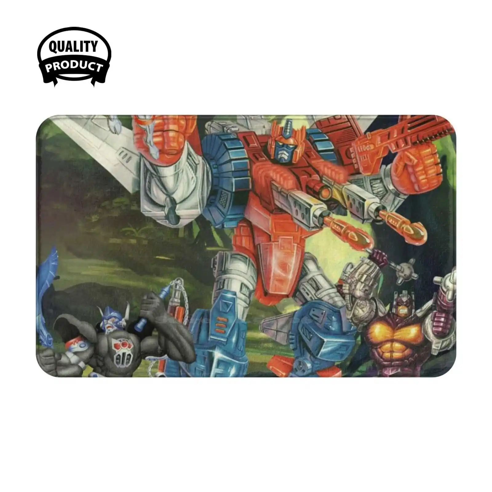 Primal Primes Beast Wars Soft Cushion Home Carpet Door Mat Car Rug Beast Wars Primal Primal Prime Lio Convoy Predacons Autobots