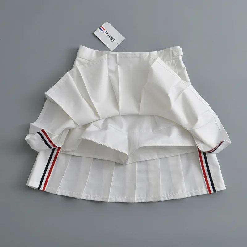 Summer New Y2K Vintage Women Skirt High Waist School Uniform Pleated Skirts Female Golf Skirt kawaii Mini Dance Skirts