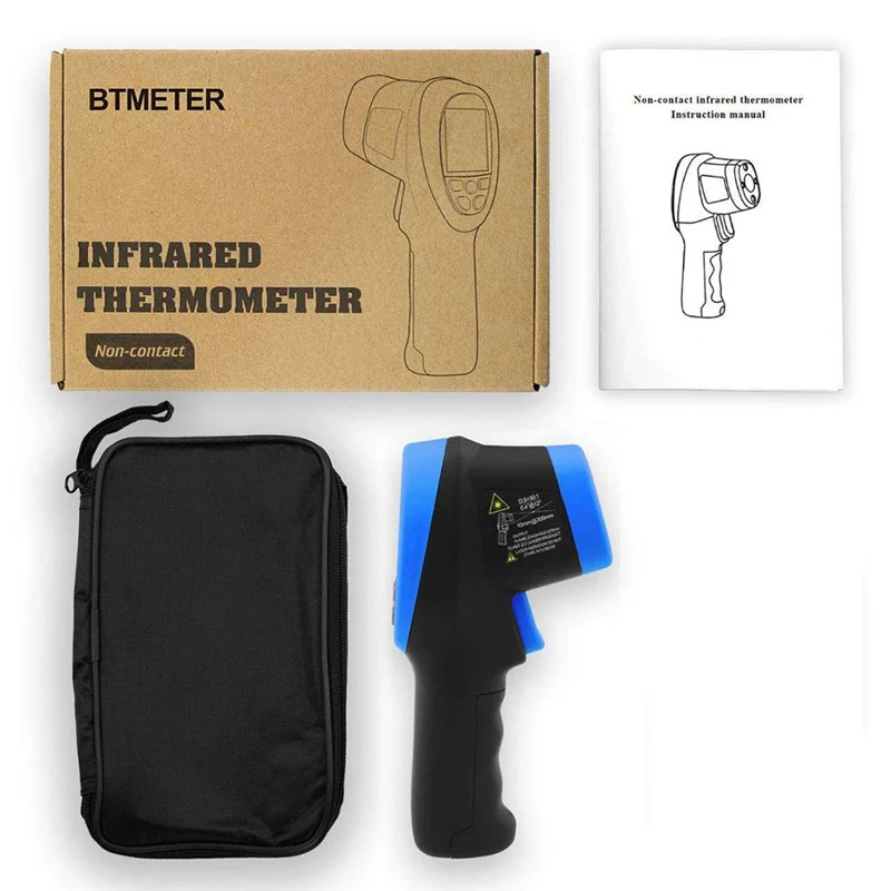 -50℃ to 1500℃ Laser Thermometer Gun Pyrometer 30:1High Temp Infrared Thermometer Digital IR Temperature,BT-1500