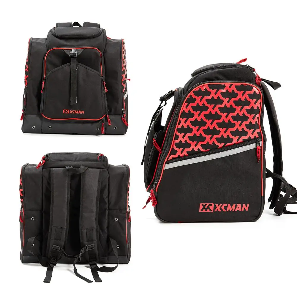 XCMAN Ski Boots and Snowboard Boot Backpack Bag, Excellent for Travel with Waterproof Exterior & Bottom