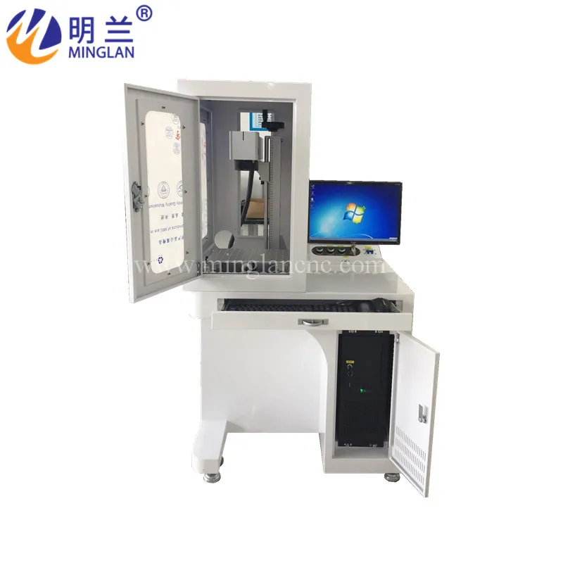 Closed laser Marking Machine safety fiber laser marking machine 20W 30W 50W