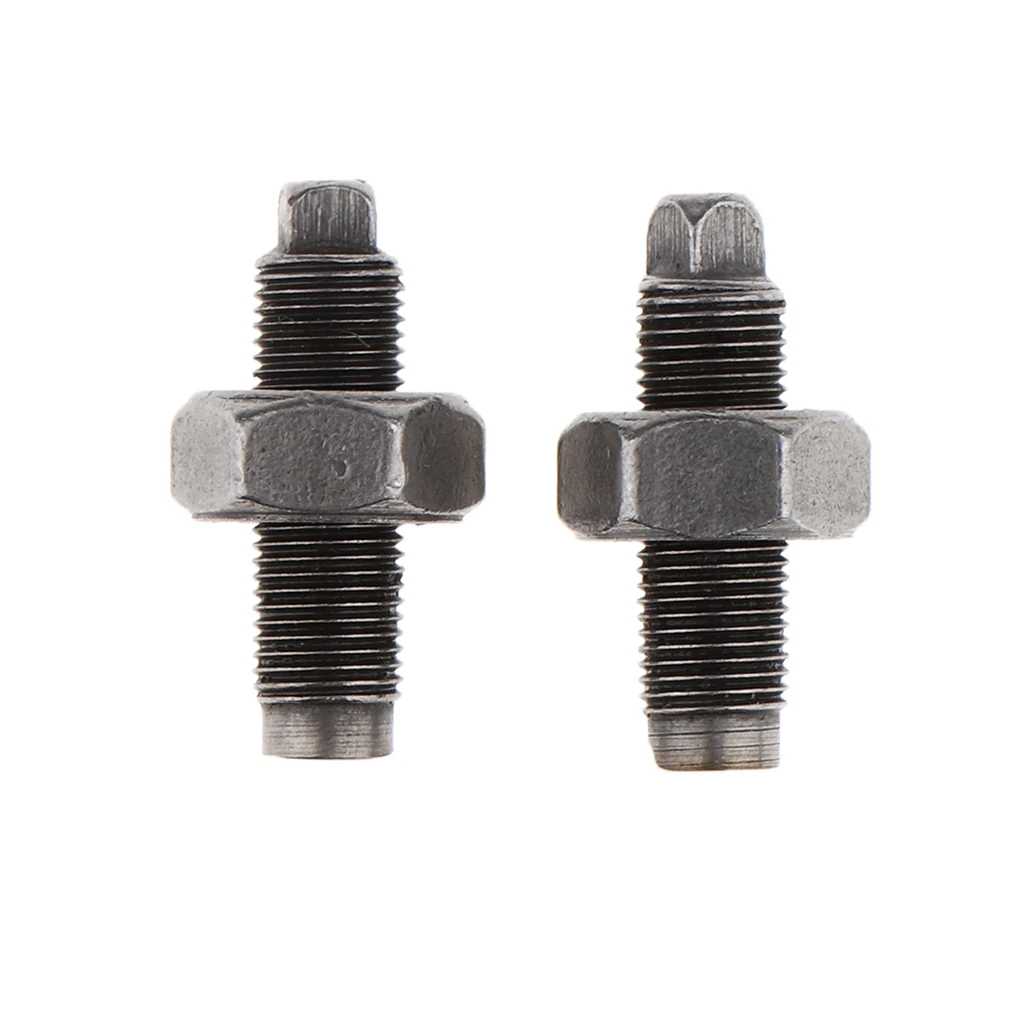 Solid Valve Ajustar Parafusos com Porcas, Fit para 50-125cc ATV QUAD, 0.7 Inch Long, 2 Pcs